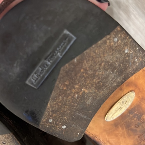 Salvatore Ferragamo Tramezza Brown Suede Cap Toe Derby Shoes - Picture 7 of 10